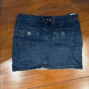 Tommy Hilfiger Dark Blue Denim Skirt